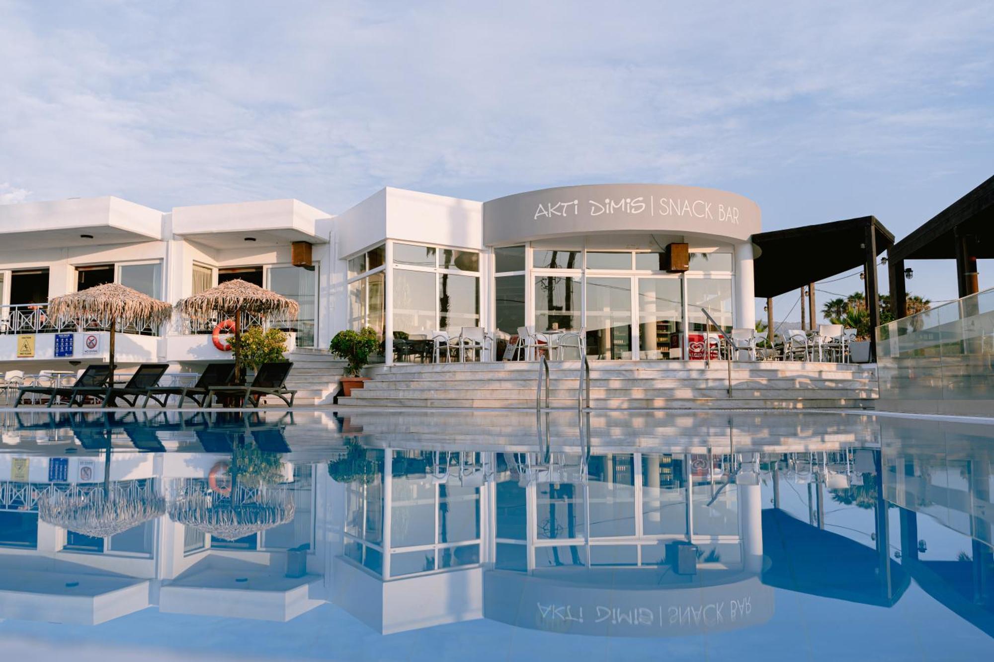 Akti Dimis Hotel Tigkaki  Luaran gambar