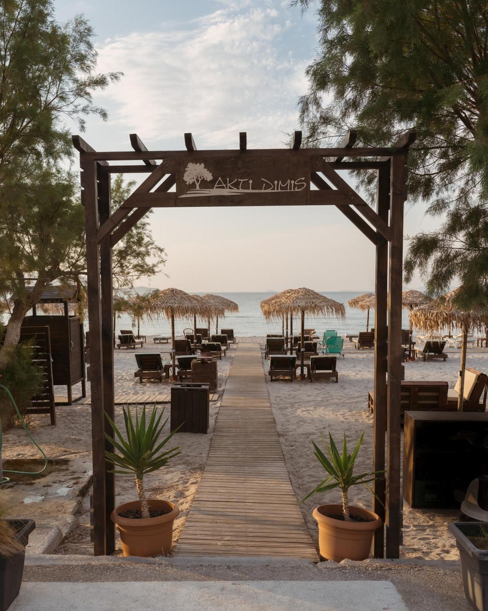 Akti Dimis Hotel Tigkaki  Luaran gambar